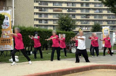 団地フェスタの様子