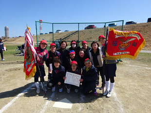 優勝の飯田学区のみなさん