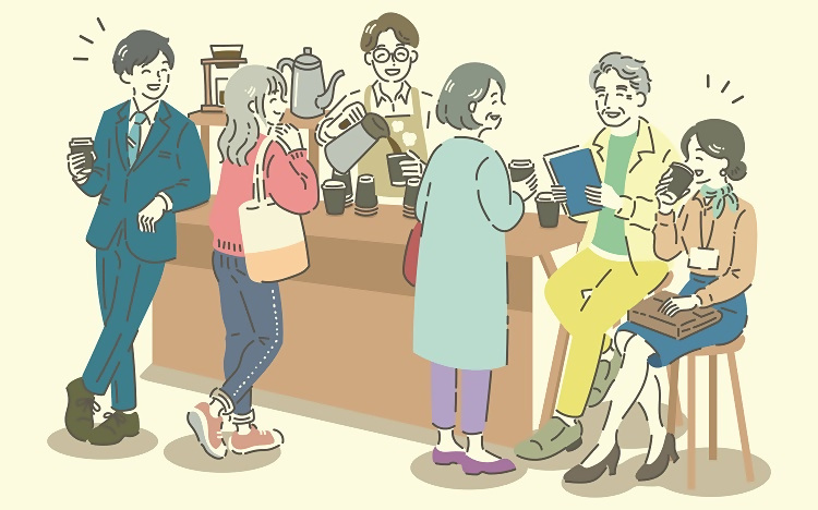 雑談スタンドのチラシ