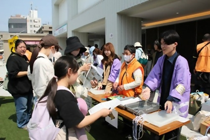 画像：ゴールの様子