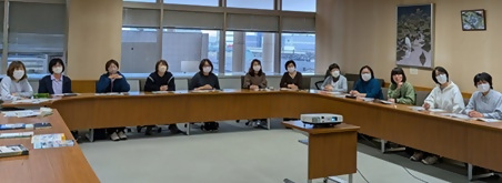 画像:研修会に集まった通達員の皆さん