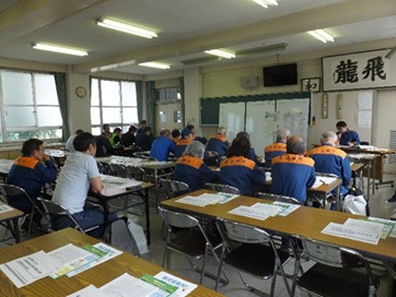 画像:講習を受ける皆さんの様子