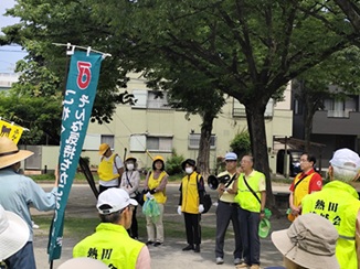 画像:開会セレモニーの挨拶の様子