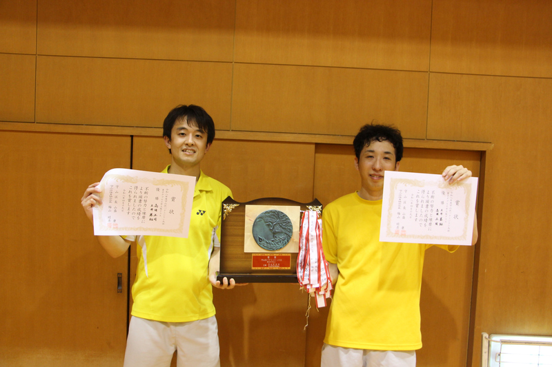 写真　男子中上級　優勝