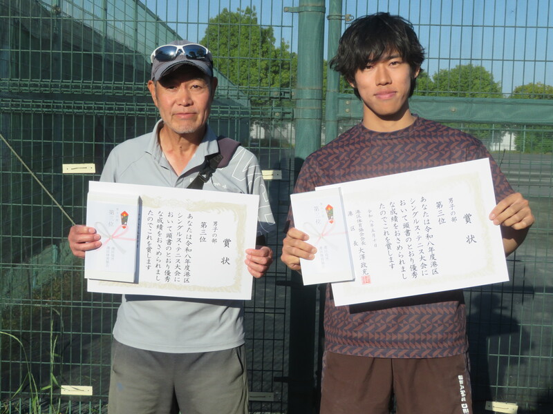 写真：男子の部の入賞者2