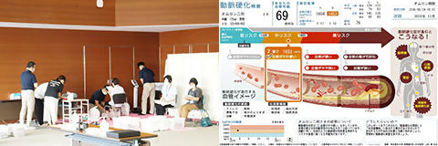 YAGAMIおとなの体力測定（提供：株式会社八神製作所）の事業の様子