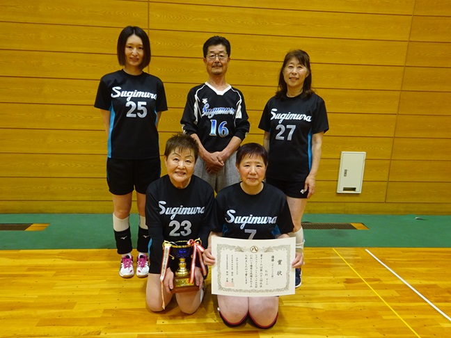 優勝チームの写真