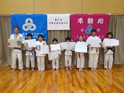 写真:各部門の優勝者