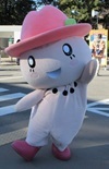 区民まつり2025でのみずほっぺの写真