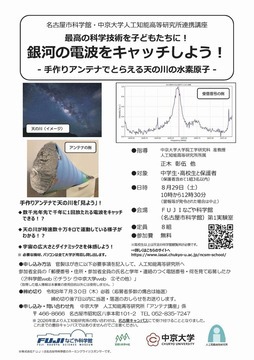 写真:銀河の電波をキャッチしよう!のチラシ