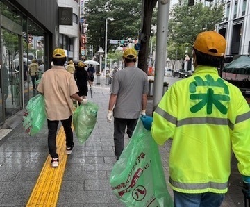 栄学区の清掃活動写真