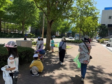 千早学区の清掃活動写真