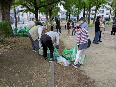 正木学区の清掃活動写真