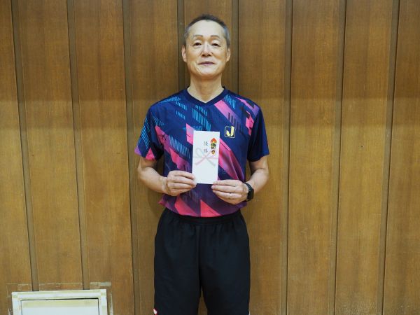 60歳以上男子の部優勝者
