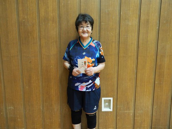 60歳以上女子の部優勝者