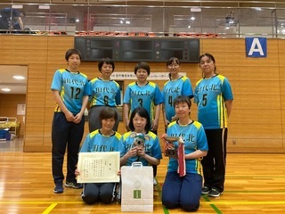準優勝チーム「田代北」の写真