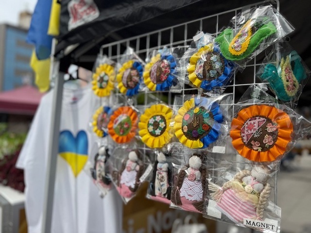 イベントでのウクライナブースの写真（2026年9月）