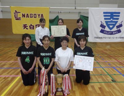 写真：Aブロック優勝の天白フレンズAチームです