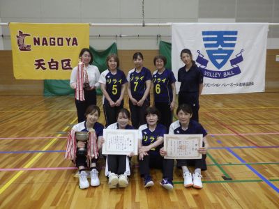 写真：Bブロック優勝のリライチームです
