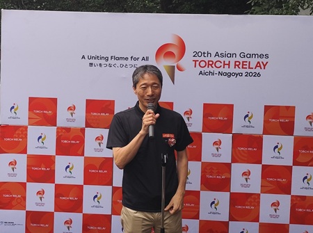 画像:中田副市長の挨拶の様子