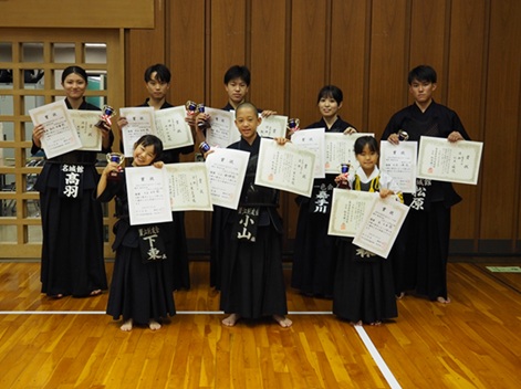 写真：全部門の優勝者