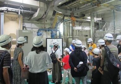 名城水処理センター見学ツアーの写真