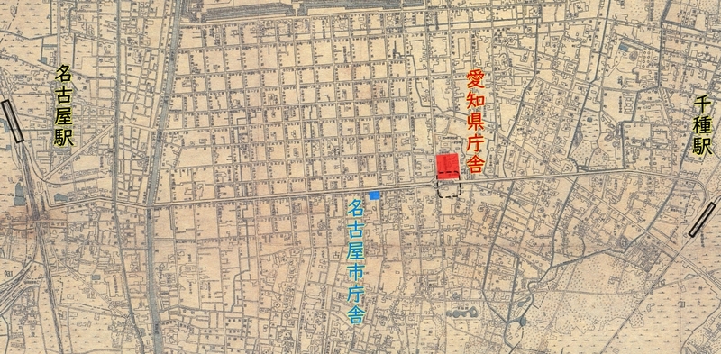 1900年(明治37)の地図の画像