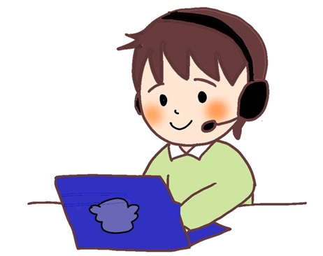 相談対応する様子のイラスト