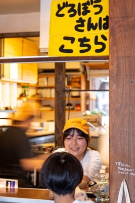 画像:おつきみどろぼう参加店舗の様子