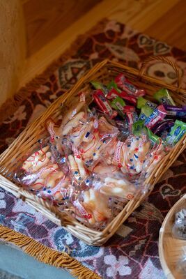 画像:おつきみどろぼう用のお菓子