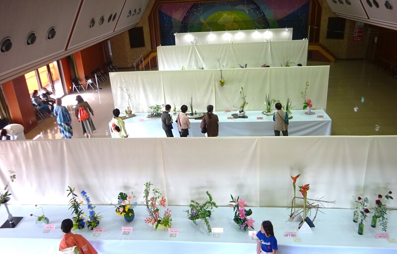 2026北区春のいけばな展の全景