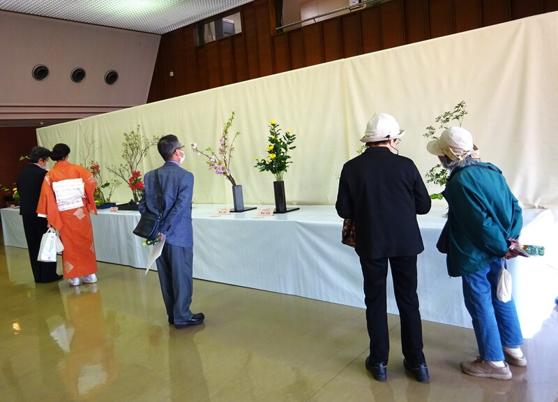 2026北区春のいけばな展、会場の様子2