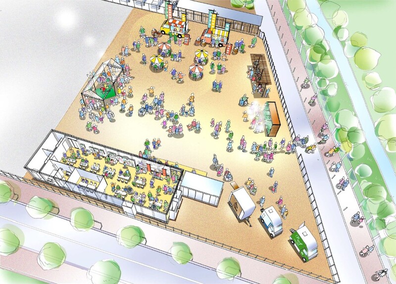 交流拠点のイメージの図
