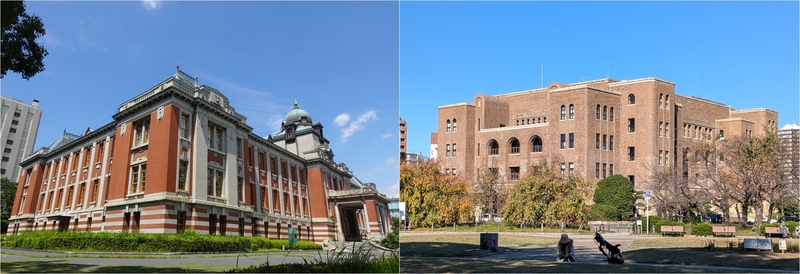 市政資料館と公会堂の写真画像