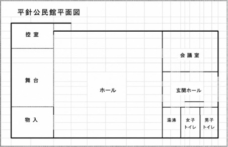 平針公民館平面図