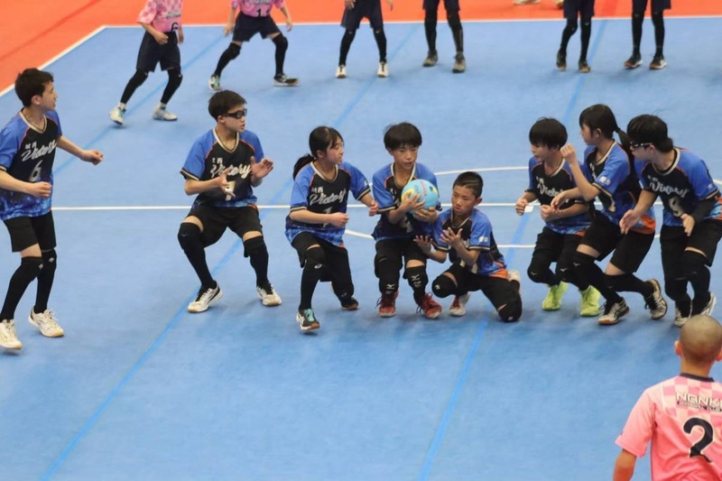 写真:試合中の写真