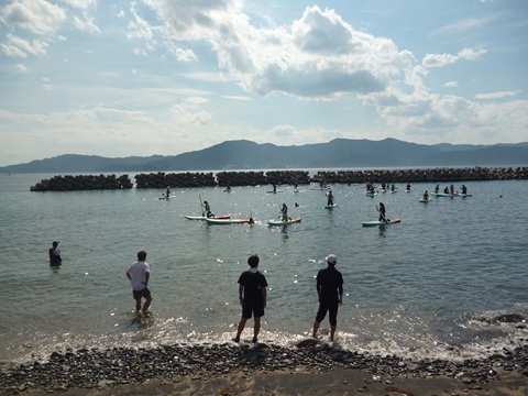 SUP体験の様子