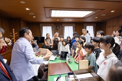 写真:議長室