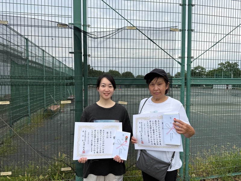 女子の部、入賞者の写真です。