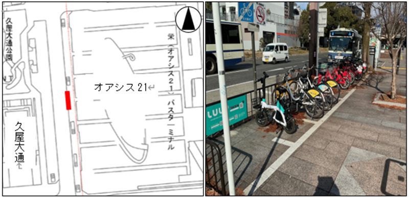 オアシス21前ポート