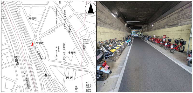 笈瀬川ポート（名古屋駅自転車駐車場内）