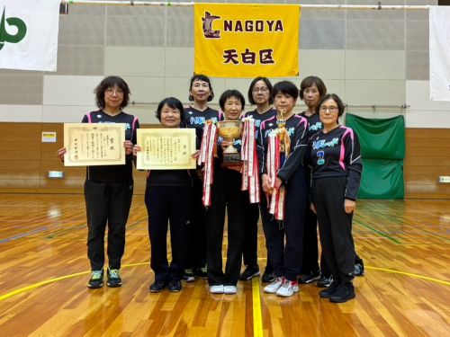 写真：Bブロック優勝の平針Bチームです