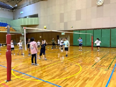 なつやすみ子どもスポーツ体験教室の様子