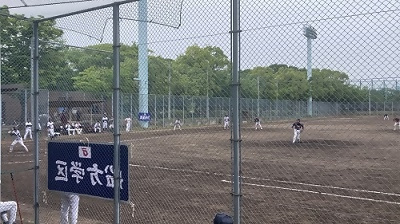 第64回熱田区学区対抗OB軟式野球大会の様子