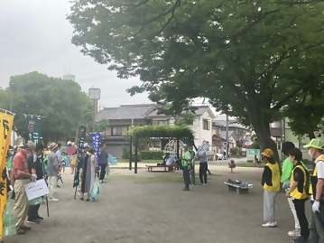 クリーンキャンペーンに集まった皆さま