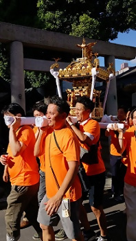 金山まつりのお神輿