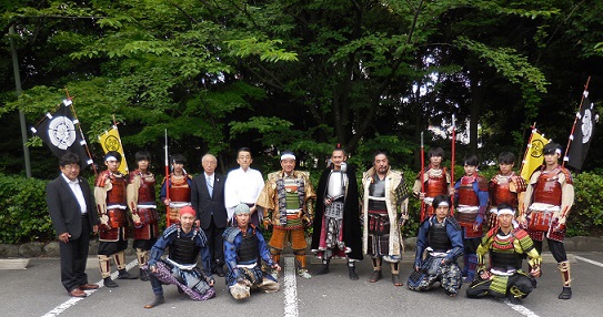 記念撮影の画像