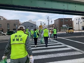 参加してくださった熱田鯱城会の皆さん