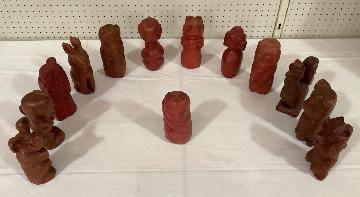 区長賞受賞作品「十三支」（工芸・彫刻の部）