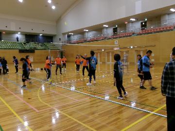 第51回東区学区対抗レクリエーションインディアカ大会の様子